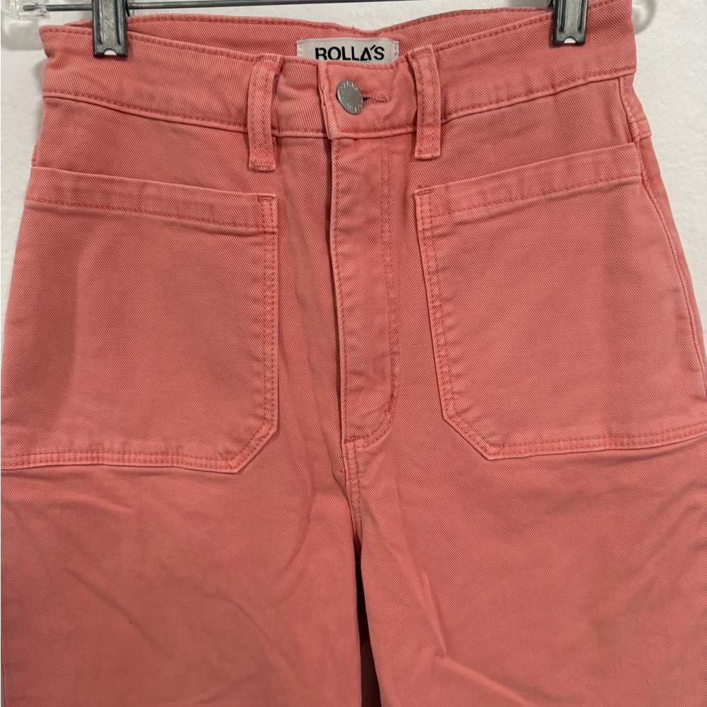 Rolla's Sailor Scoop Ankle Crop Jeans -Rose Size 26 - Picture 10 of 11